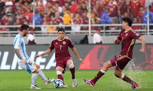 Мессі в матчі з Венесуелою, gettyimages