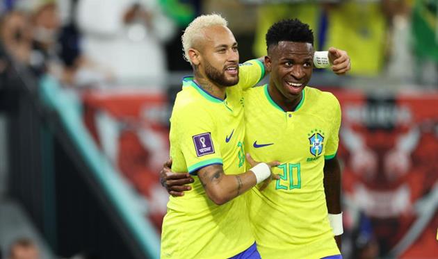 Неймар та Вінісіус Жуніор, Getty Images