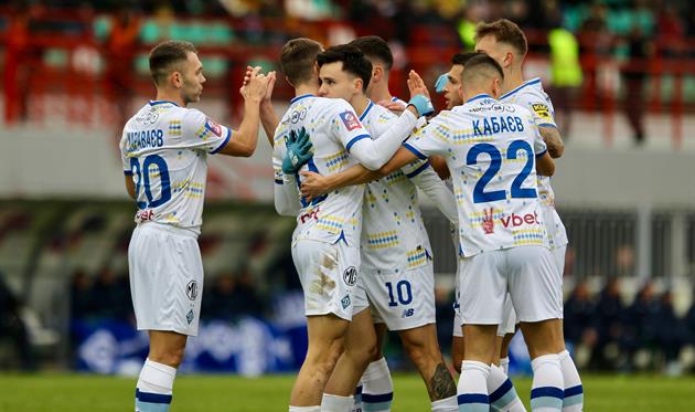 Динамівці святкують черговий гол / ФОТО: ФК ДИНАМО