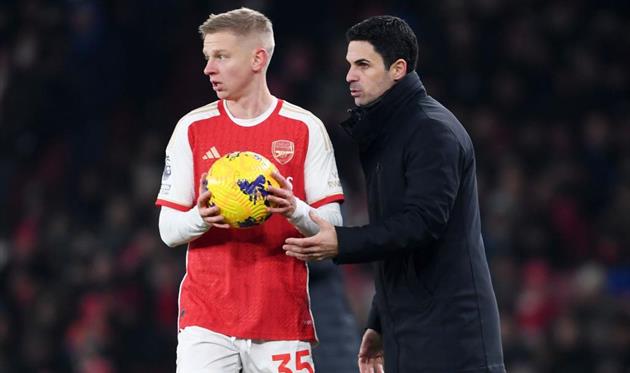 Олександо Зінченко та Мікель Артета, Getty Images