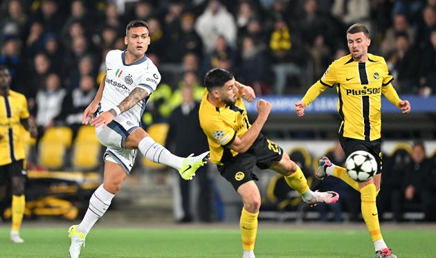 Стримати атаку Iнтера в Янг Бойз вже не вийшло/ ФОТО: Getty Images