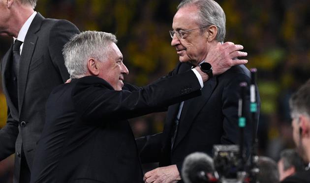 Анчелотті та Перес, getty images