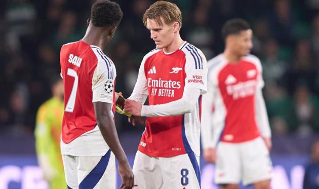 Букайо Сака та Мартін Едегор, Getty Images