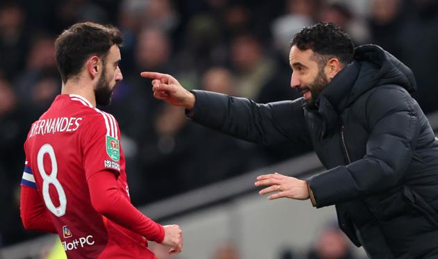 Бруну Фернандеш та Рубен Аморім, Getty Images