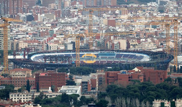 Фото Камп Ноу за 7 січня, 2025 року, getty images