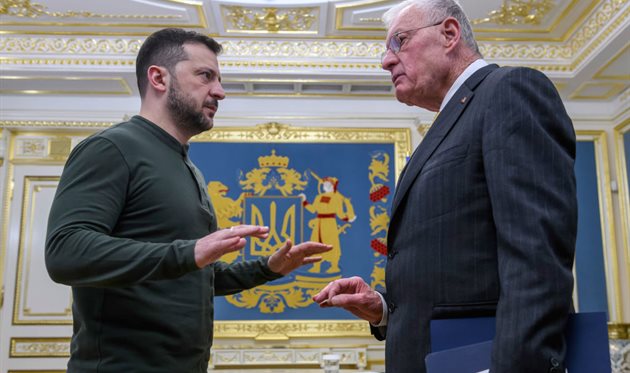 Володимир Зеленський та Кіт Келлог, Getty Images