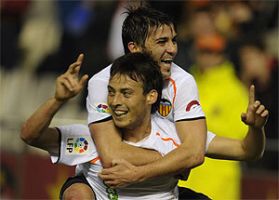 Герои вечера Давид Вилья и Давид Силва, marca.com