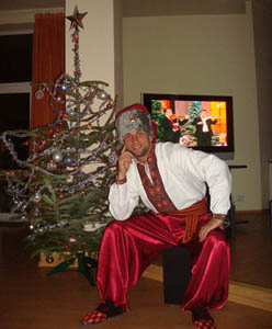 Человек-шашлык, фото газеты Блик  