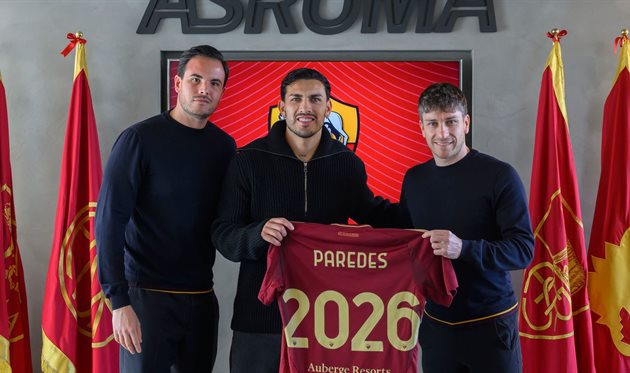 Леандро Паредес (центр), asroma.com