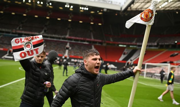 Протест фанатів МЮ, getty images