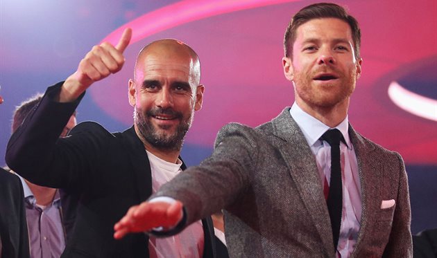 Гвардіола та Алонсо, getty images