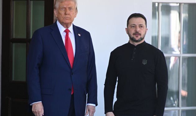 Президенти США та України в лютому 2025-го, Getty Images