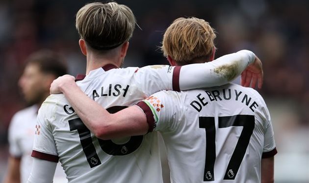 Jack Grilish and Kevin de Bruyne, Getty Images