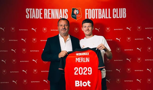 Кентен Мерлен (праворуч), staderennais.com