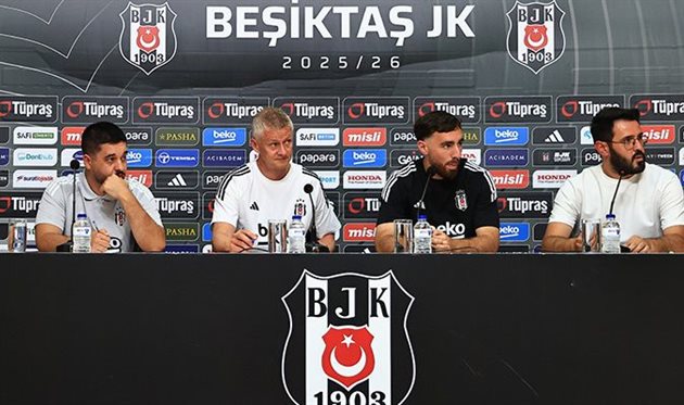 Фото з пресконференції Бешикташа, bjk.com.tr
