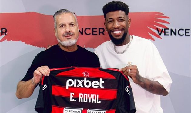 Jose Botte and Emerson Royal, X.com/flamengo