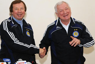 Семин и Игнатьев, фото Ильи Хохлова, Football.ua