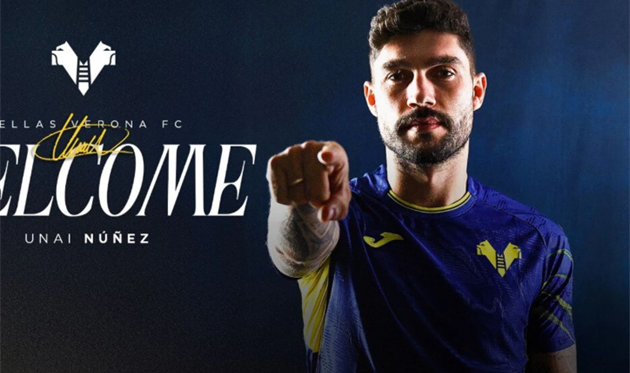 Унаї Нуньєс, hellasverona