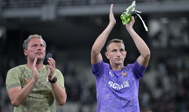 Andriy Pyatov and Dmitry Raznik, Shakhtar