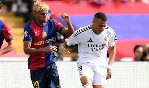 Ламін Ямал та Кіліан Мбаппе, getty images