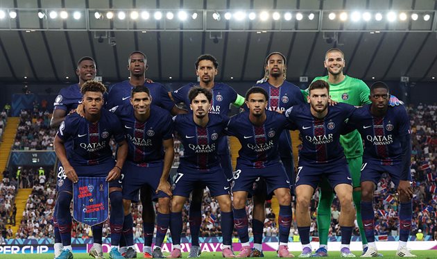 Передматчеве фото ПСЖ, getty images