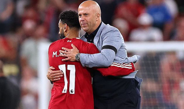 Мохамед Салах та Арне Слот, Getty Images