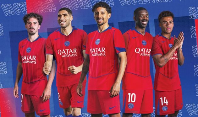 Третій комплект форми ПСЖ на сезон 2025/26, getty images