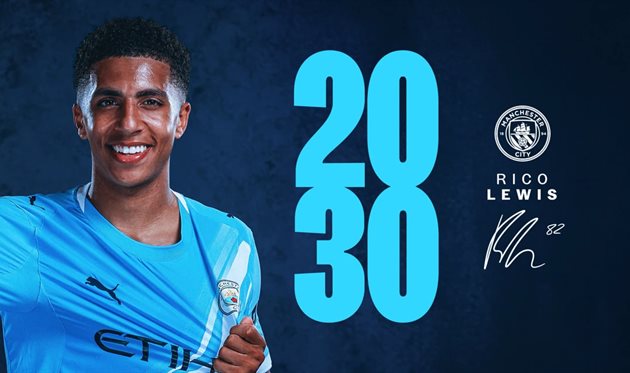 Rico Lewis, Mancity.com
