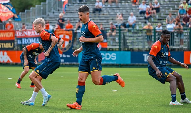 Ruslan Malinovsky on training, FC Genoa