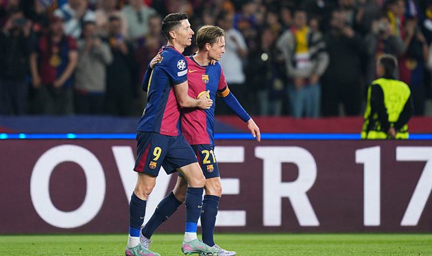 Lewandowski and where Yonng, Getty Images