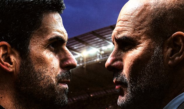 Мікель Артета та Пеп Гвардіола, PL