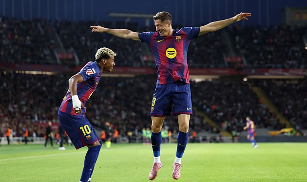 Ямал та Левандовські, getty images