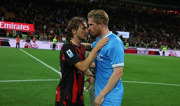 Лука Модрич та Кевін де Брюйне, getty images