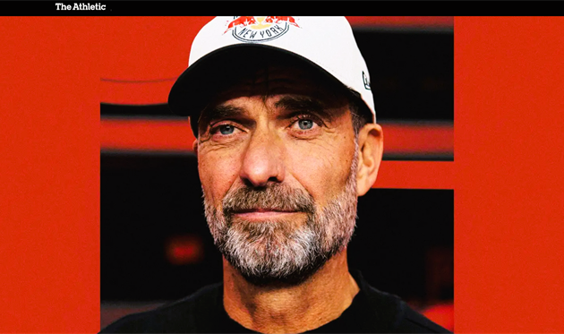 Юрген Клопп, The Athletic