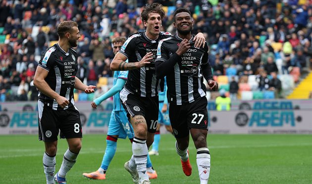 Удінезе - Кальярі, getty images