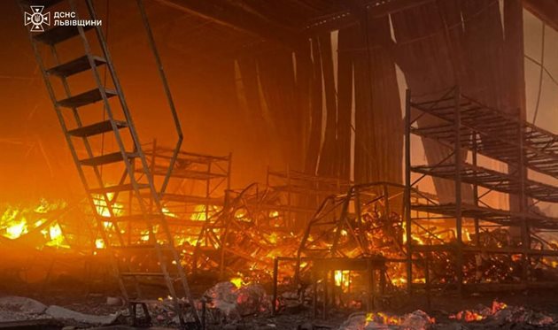 Атака рф по Львівщині, ДСНС