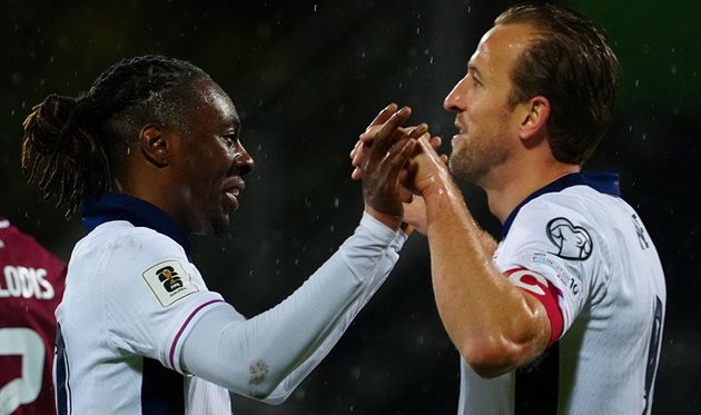 Eberechi Eza and Harry Kane, Getty Images