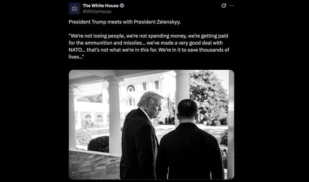 Війна, день 1332. Зустріч Зеленського і Трампа у Вашингтоні: обговорили ракети Tomahawk і 