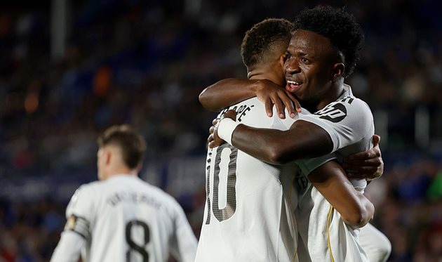 Мбаппе та Вінісіус Жуніор, Getty Images