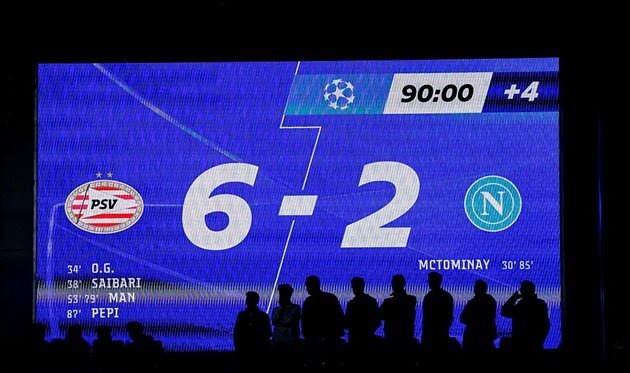 ПСВ - Наполі, getty images