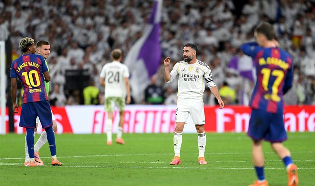 Lamine Yamal and Dani Carvajal, getty images