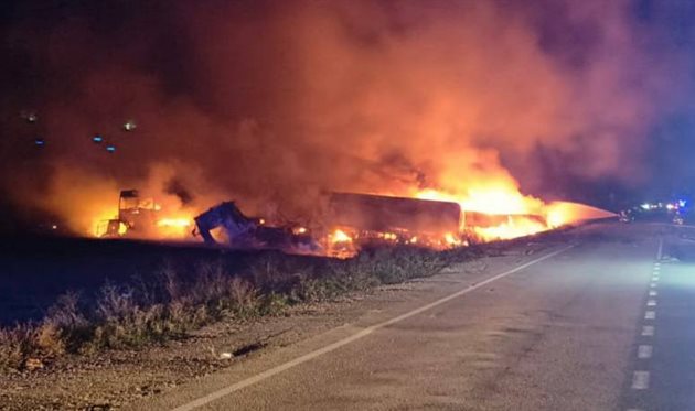 The Russian Federation struck a truck parking lot in Odesa with drones, hromadske