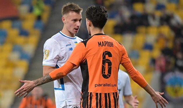 Volodymyr Brazhko and Marlon, photo FC Shakhtar Donetsk
