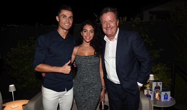 Кріштіану Роналду, Джорджина та Пірс Морган, getty images