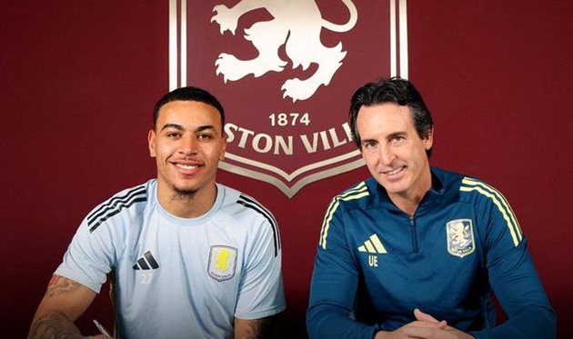 Морган Роджерс та Унаї Емері, ФК Астон Вілла