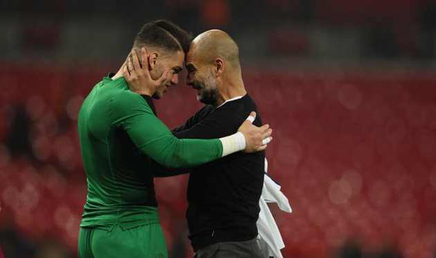 Едерсон  Пеп Гвардіолa Getty Images