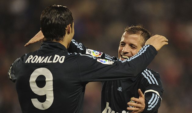 Cristiano Ronaldo and Raphael van der Vaart