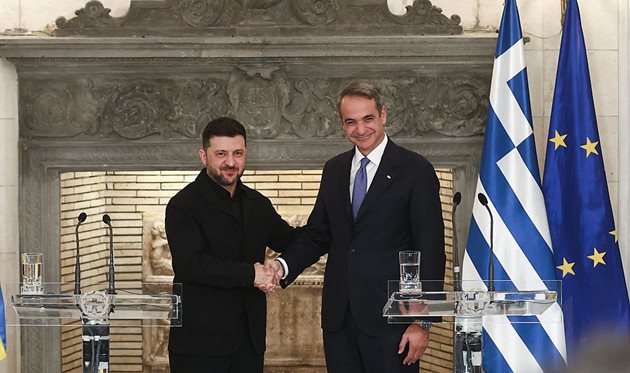 Зеленський та Міцотакіс, getty images