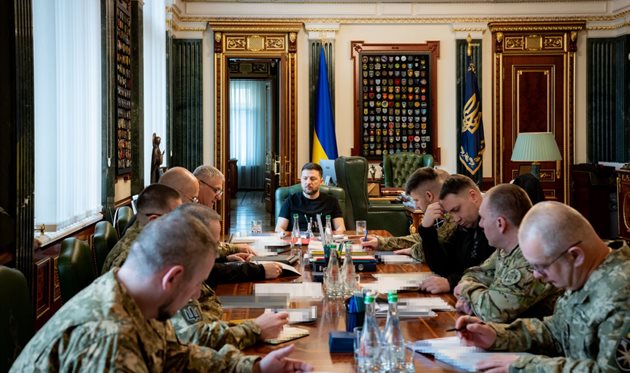 Meeting of key leaders of the entire sphere of defense and security of Ukraine, Office of the President