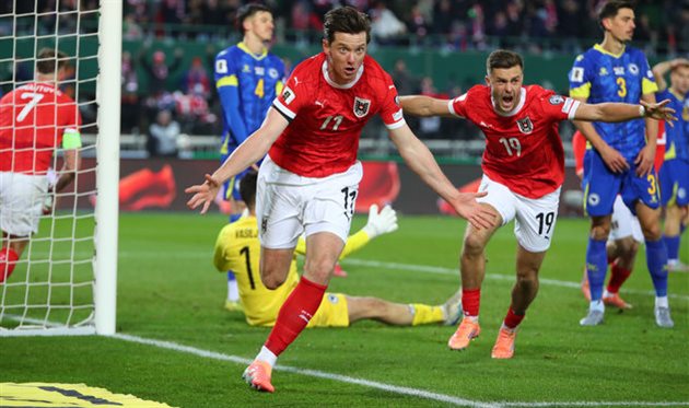 Австрія — Боснія і Герцеговина, Getty Images